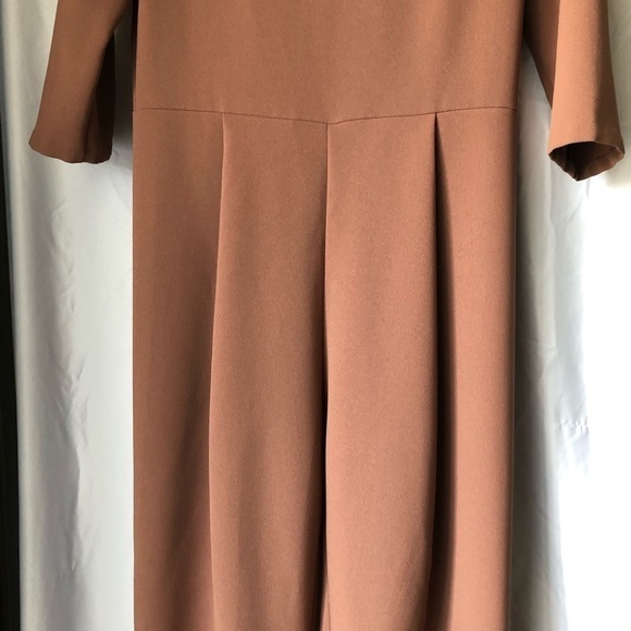 Kaarem Agati Mid Sleeve Jumpsuit- Cocoa Brown Large - Picture 8 of 11